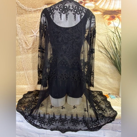 NWT Black Lace Cover Up - Picture 2 of 8